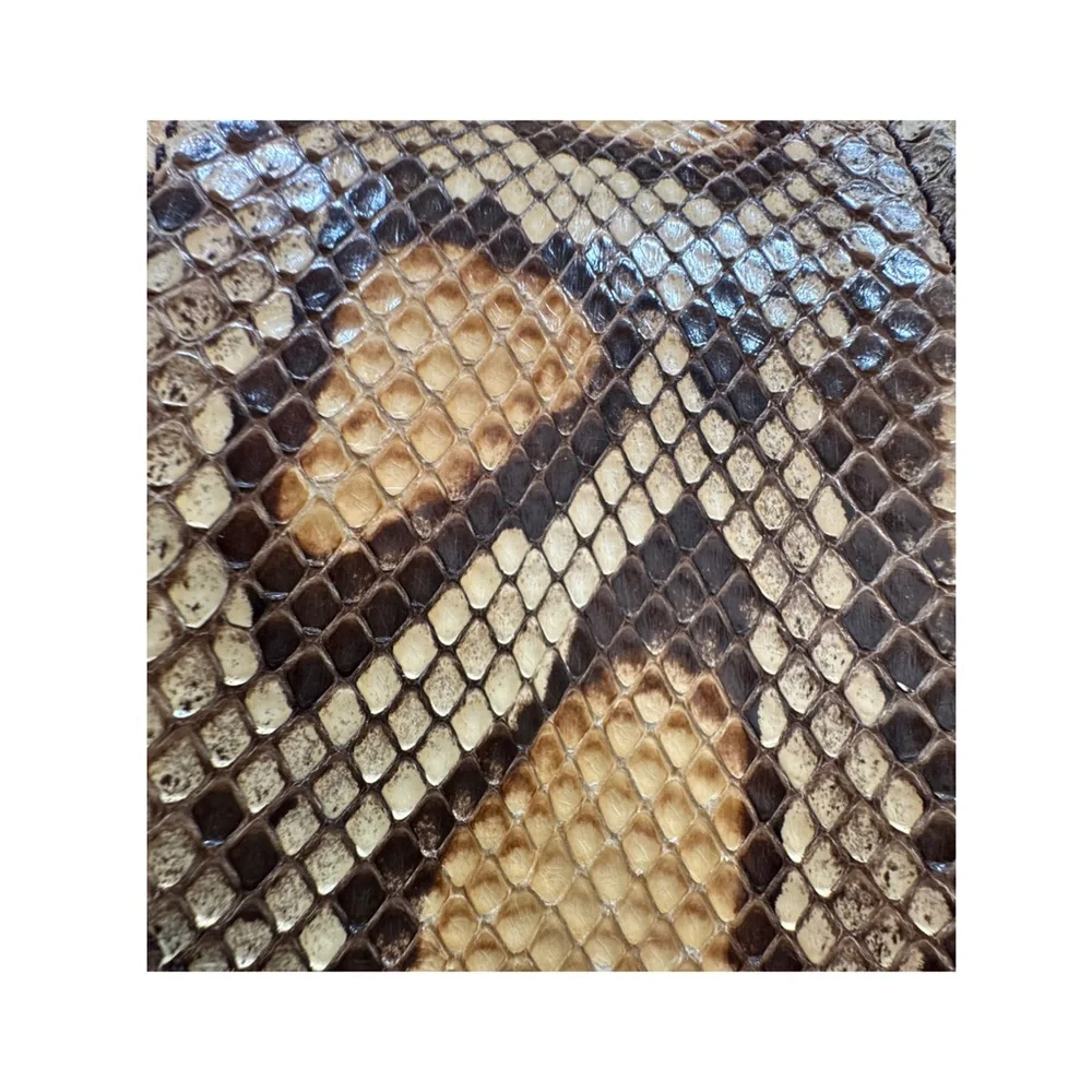 Authentic Fendi Python and Leather Shoulder Bag - Picture 4 of 12